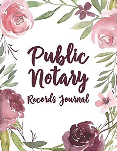 Public Notary Records Journal: Notary Log Book for Notarial Record Acts by a Public Notary