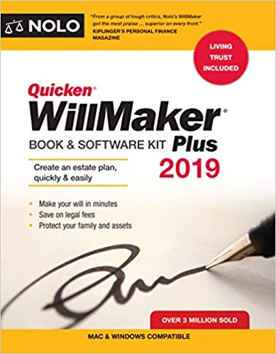 Quicken Willmaker Plus 2019 Edition: Book & Software Kit